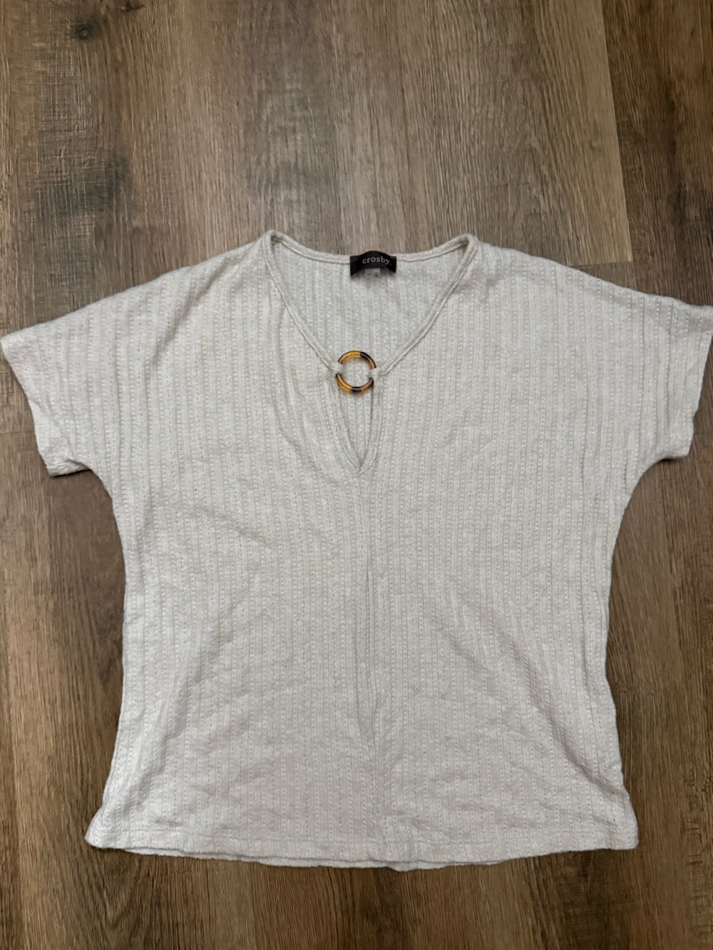 NWOT Crosby Ribbed Knit Tee
